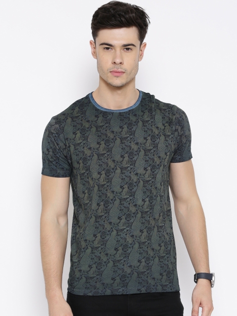 

Pepe Jeans Men Navy Printed T-Shirt, Navy blue