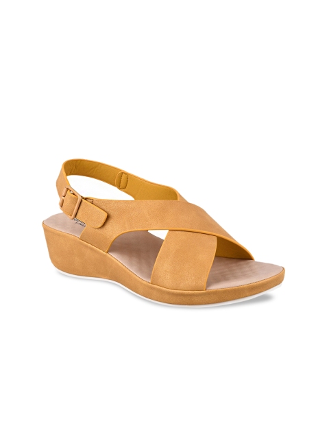 

Stelatoes Women Yellow Solid Formal Sandals