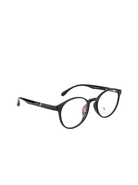 

Ted Smith Unisex Black Solid Full Rim Round Frames TS-TR-9250_C1