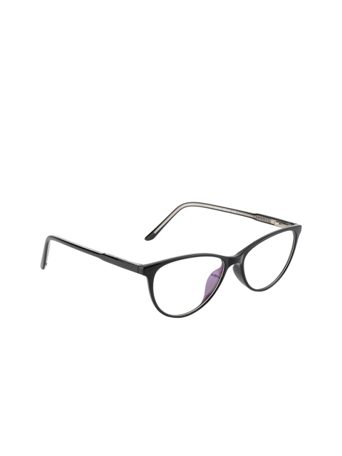 

Ted Smith Women Black Solid Full Rim Cateye Frames TS-86305