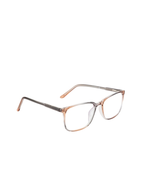 

Ted Smith Unisex Grey & Gold-Toned Solid Full Rim Rectangle Frames TS-86301_BRN
