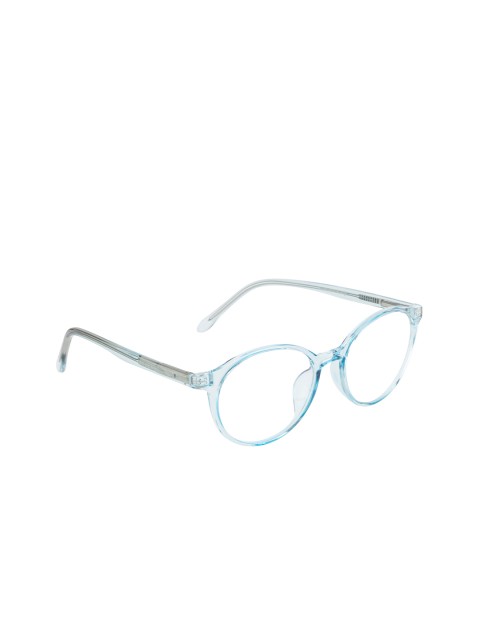 

Ted Smith Unisex Blue Solid Full Rim Round Frames TS-86309_BLU