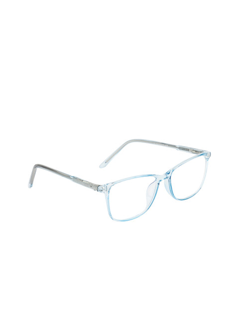 

Ted Smith Unisex Blue & Grey Solid Full Rim Rectangle Frames TS-86302_BLU