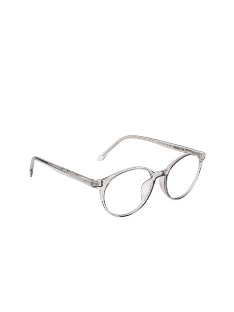 

Ted Smith Unisex Grey Solid Full Rim Oval Frames TS-86309