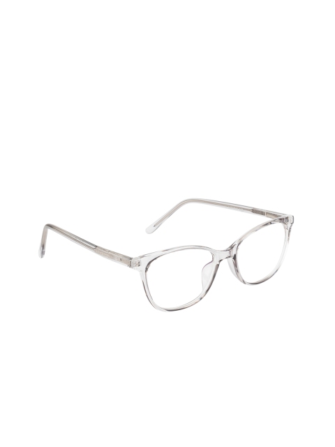 

Ted Smith Women Silver-Toned & Green Solid Full Rim Cateye Frames TS-86310