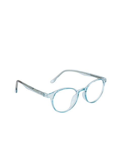 

Ted Smith Unisex Blue Solid Full Rim Round Frames TS-86307