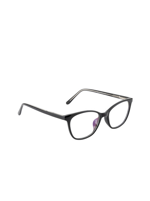 

Ted Smith Women Black Solid Full Rim Cateye Frames TS-86310