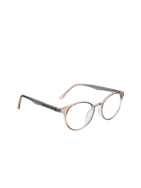 

Ted Smith Unisex Brown Solid Full Rim Round Frames TS-86307