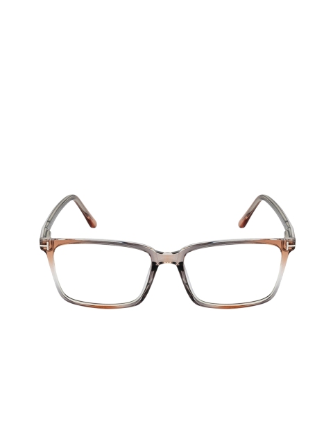 

Ted Smith Unisex Beige & Grey Solid Full Rim Rectangle Frames TS-86303