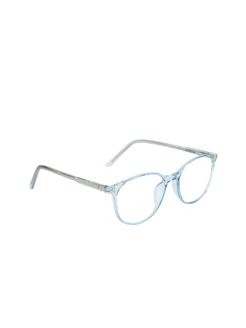 

Ted Smith Unisex Blue & Steel Solid Full Rim Round Frames TS-86308