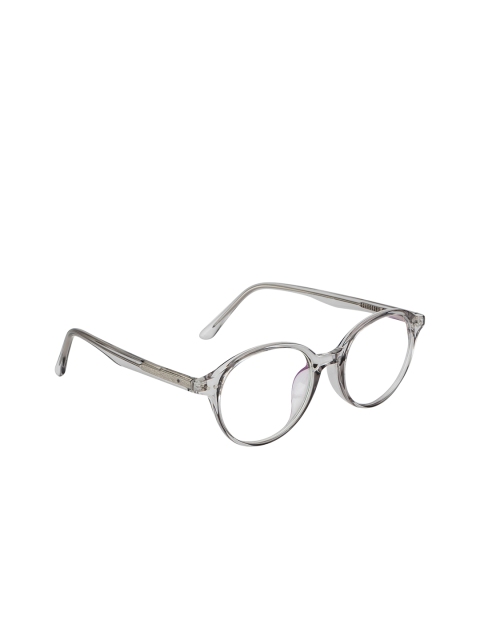 

Ted Smith Unisex Grey Solid Full Rim Oval Frames TS-86306