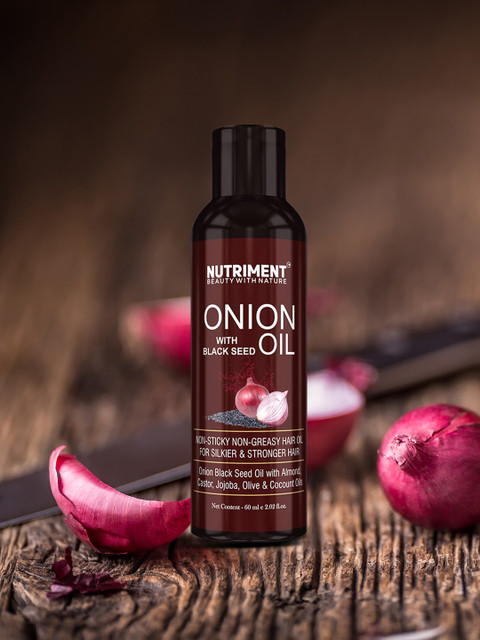 

Nutriment Onion With Black Seed Hair Oil 60 ml, Brown