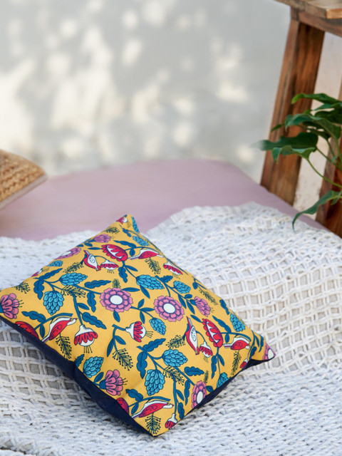 

Chumbak Unisex Yellow Cushion Covers