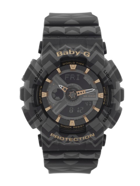 

Casio Baby-G Women Black Analogue-Digital Watches (BX062) BA-110TP-1ADR, Grey