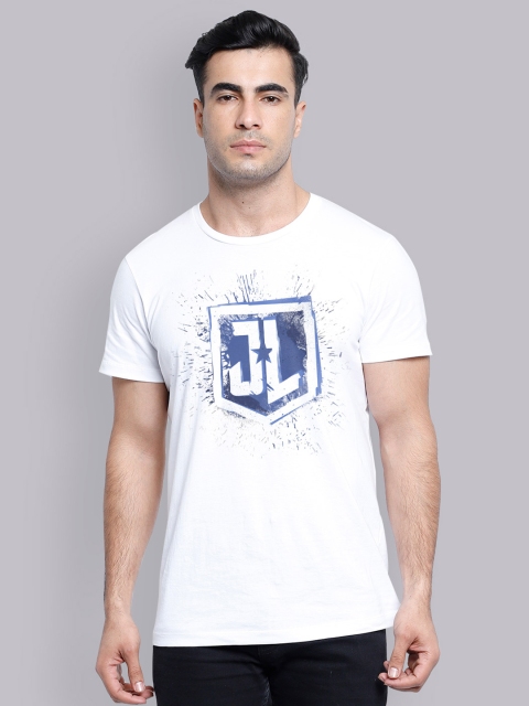 

Free Authority Men White Printed Round Neck T-shirt