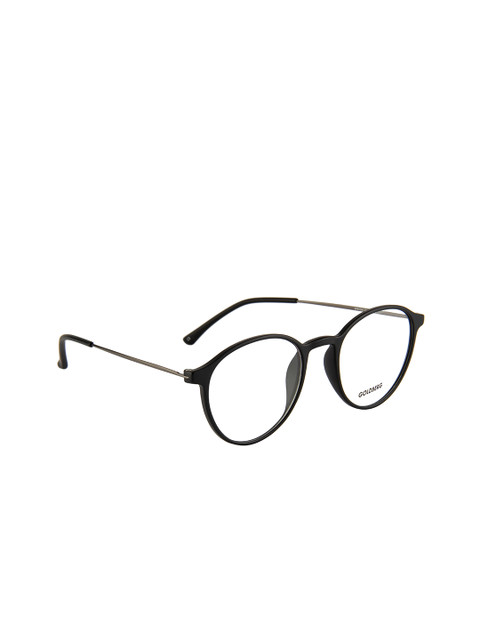 

Gold Berg Unisex Black & Grey Solid Full Rim Oval Frames GB-JNSP1002_C3