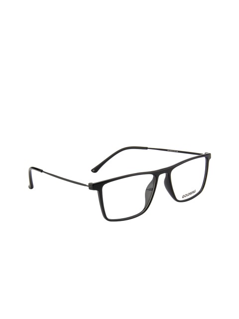 

Gold Berg Unisex Black Solid Full Rim Rectangle Frames