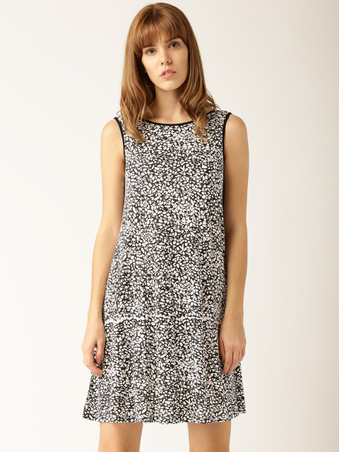 

DressBerry Women White Printed A-line Dress