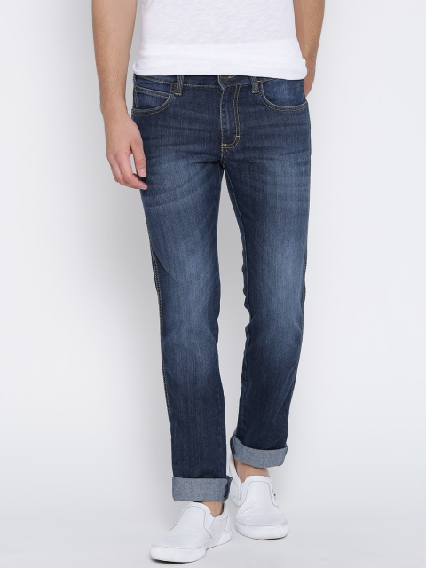 

Wrangler Blue Low-Rise Skanders Slim Fit Stretchable Jeans