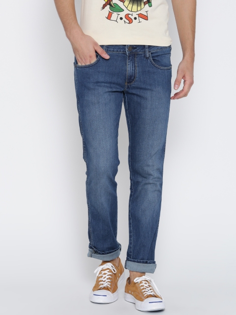 

Wrangler Blue Low-Rise Rockville Fit Stretchable Jeans