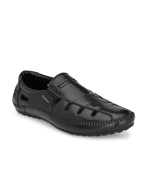 

San Frissco Men Black Fisherman Sandals