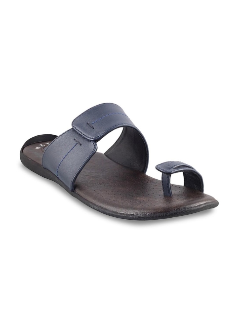 

Metro Men Blue & Brown Comfort Sandals