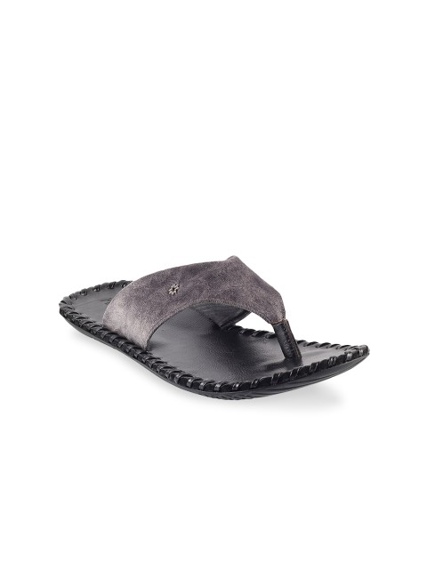 

Metro Men Grey & Black Comfort Sandals