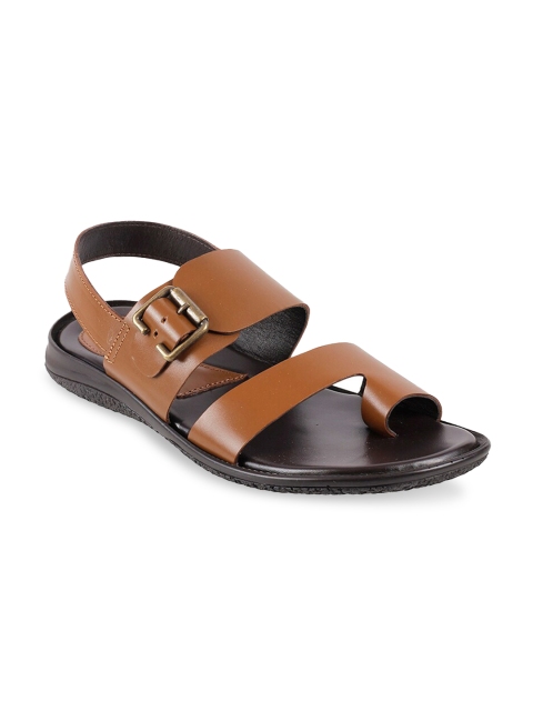

Metro Men Tan Brown Comfort Sandals