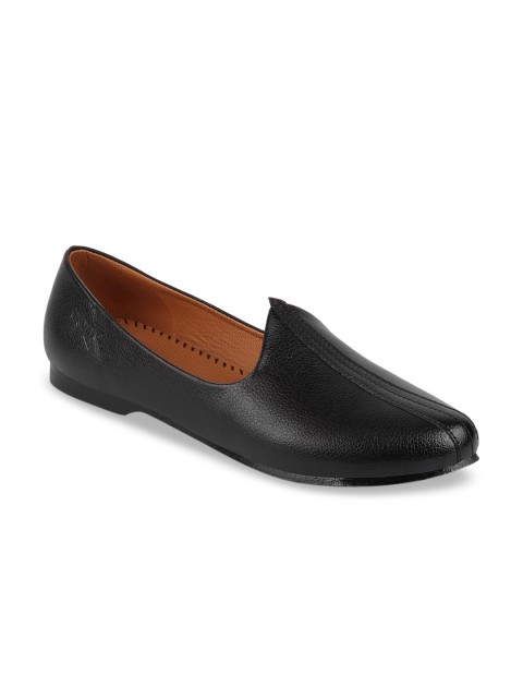 

FAUSTO Men Black Solid Loafers