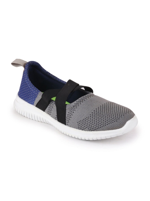 

FAUSTO Women Grey Mesh Walking Shoes