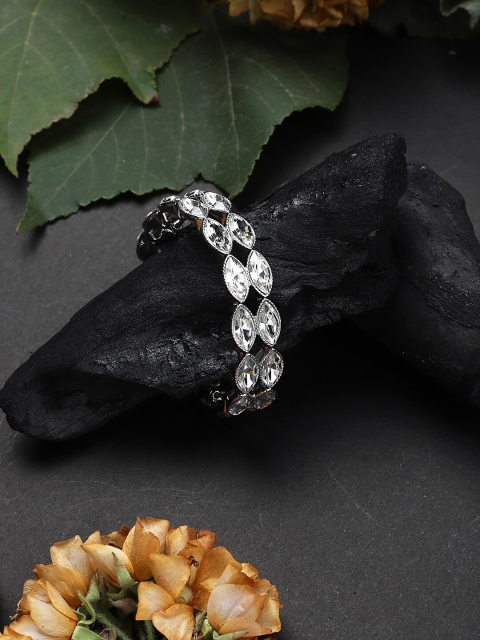 

Mali Fionna Silver-Toned Elasticated Bracelet