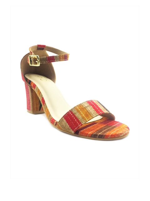 

PAIO Women Red Printed Mules