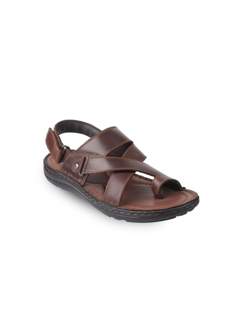 

Mochi Men Brown Leather Comfort Sandals