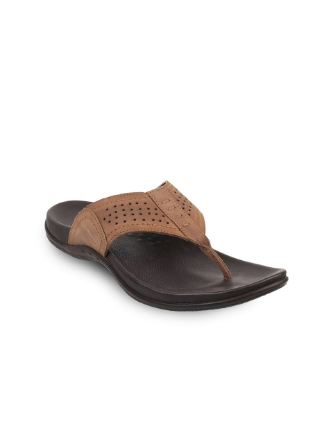 

Mochi Men Tan Brown Leather Comfort Sandals
