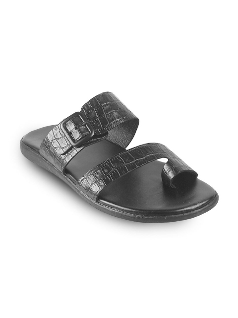 

Mochi Men Black Leather Comfort Sandals