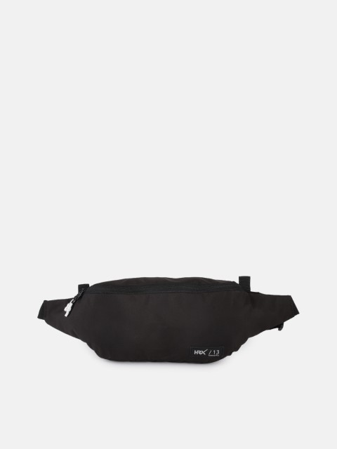 

HRX by Hrithik Roshan Kids Unisex Black Solid Fanny Pack