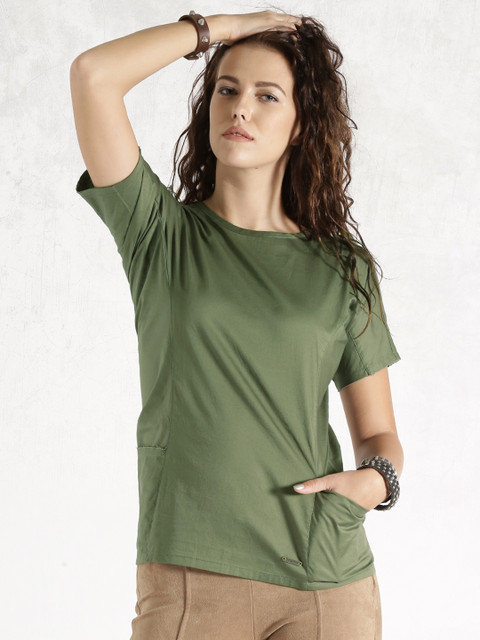 

Roadster Olive Green Top
