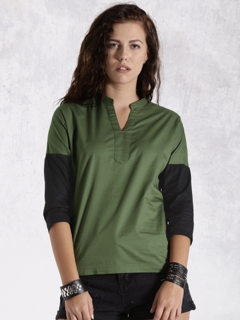 

Roadster Olive Green Top