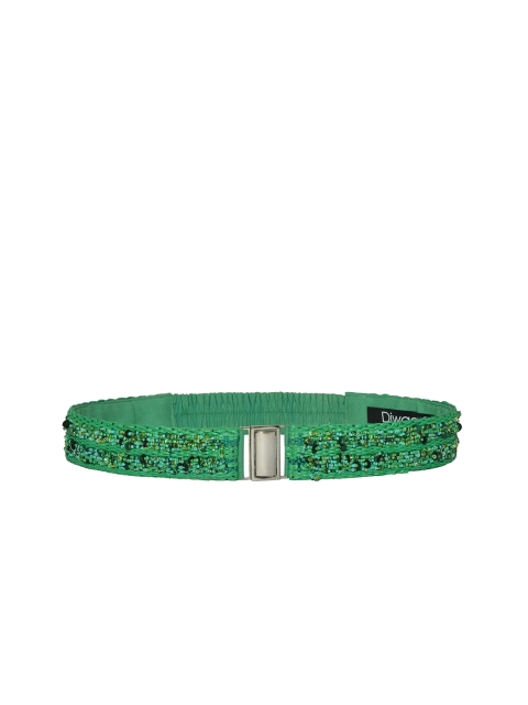 

Diwaah Women Green Embellished Belt