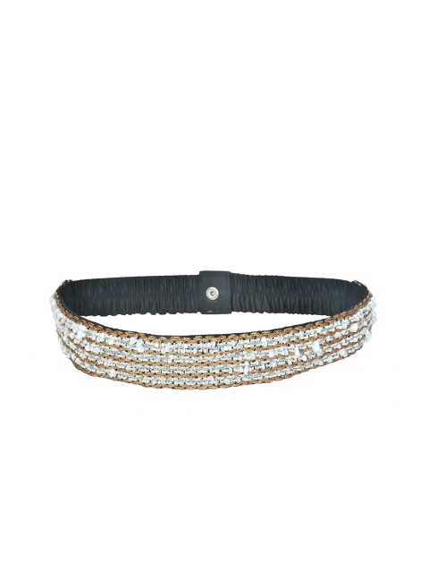 

Diwaah Women White & Beige Embellished Belt