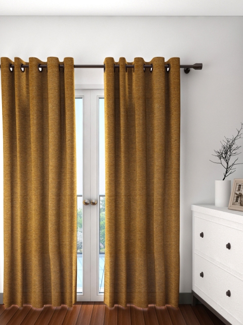

S9home by Seasons Set of 2 Brown Door Curtains