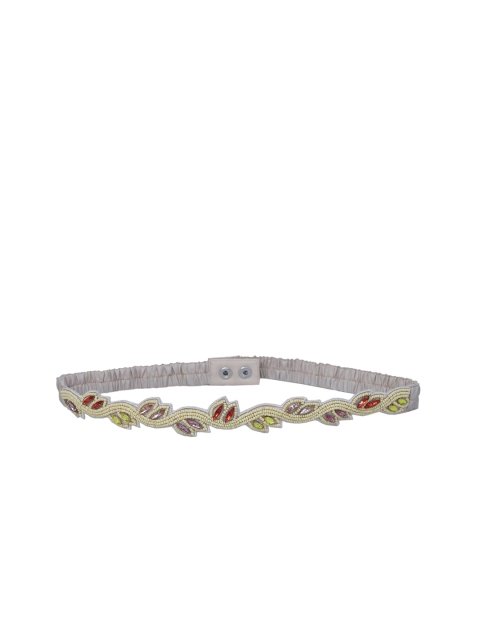 

Diwaah Women Beige & Red Embellished Belt