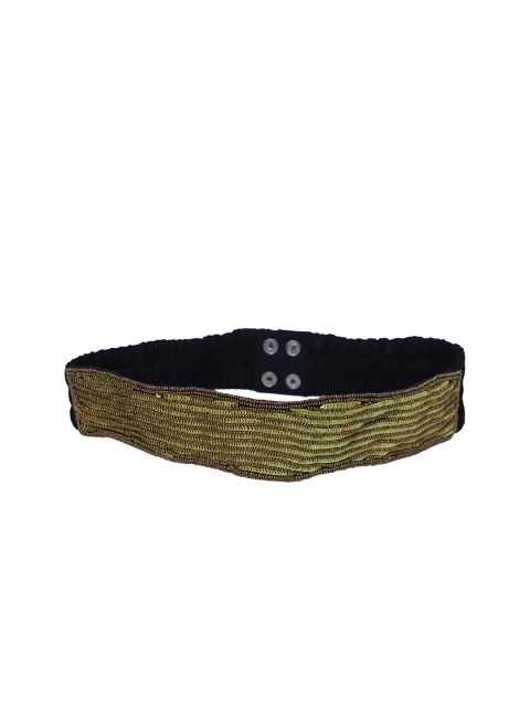 

Diwaah Women Green & Black Embellished Belt