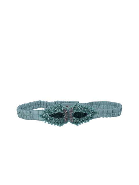 

Diwaah Women Sea Green Embellished Belt
