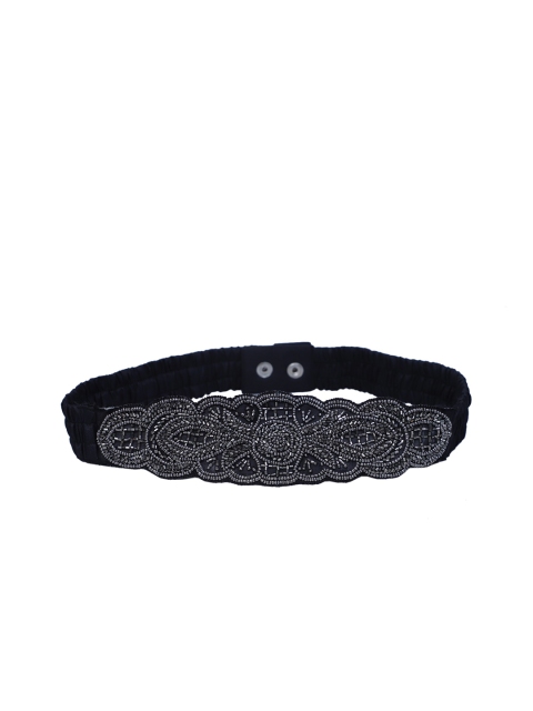 

Diwaah Women Black Embellished Belt