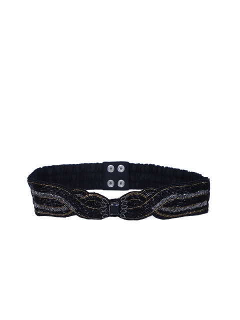 

Diwaah Women Black & Navy Blue Embellished Belt