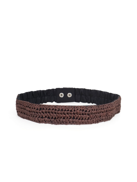 

Diwaah Women Brown Embellished Belt