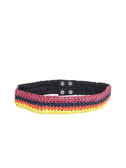 

Diwaah Women Black & Pink Embellished Belt
