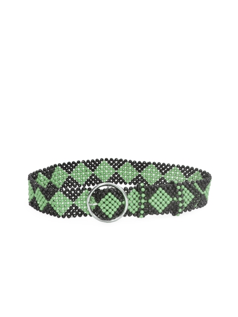 

Diwaah Women Green & Black Embellished Belt