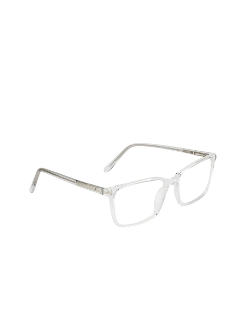 

Ted Smith Unisex Transparent & Grey Solid Full Rim Rectangle Frames TS-86303_CRY